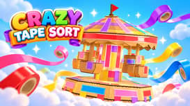 Crazy Tape Sort game
