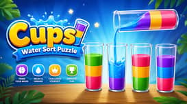 Cups - Water Sort Puzzle game