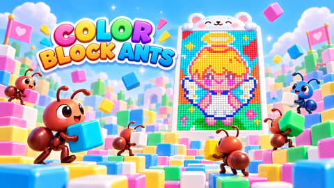 Color Block Ants game
