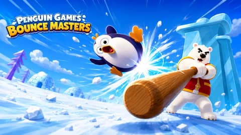 Penguin Games: Bounce Masters game